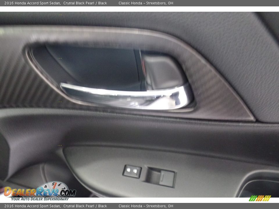 2016 Honda Accord Sport Sedan Crystal Black Pearl / Black Photo #19