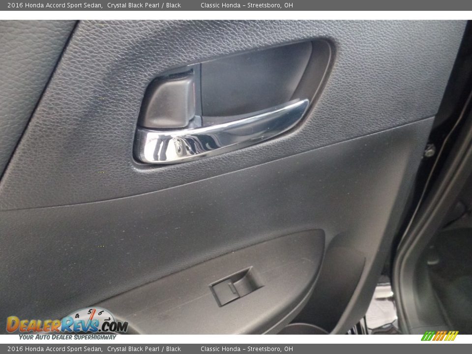 2016 Honda Accord Sport Sedan Crystal Black Pearl / Black Photo #20