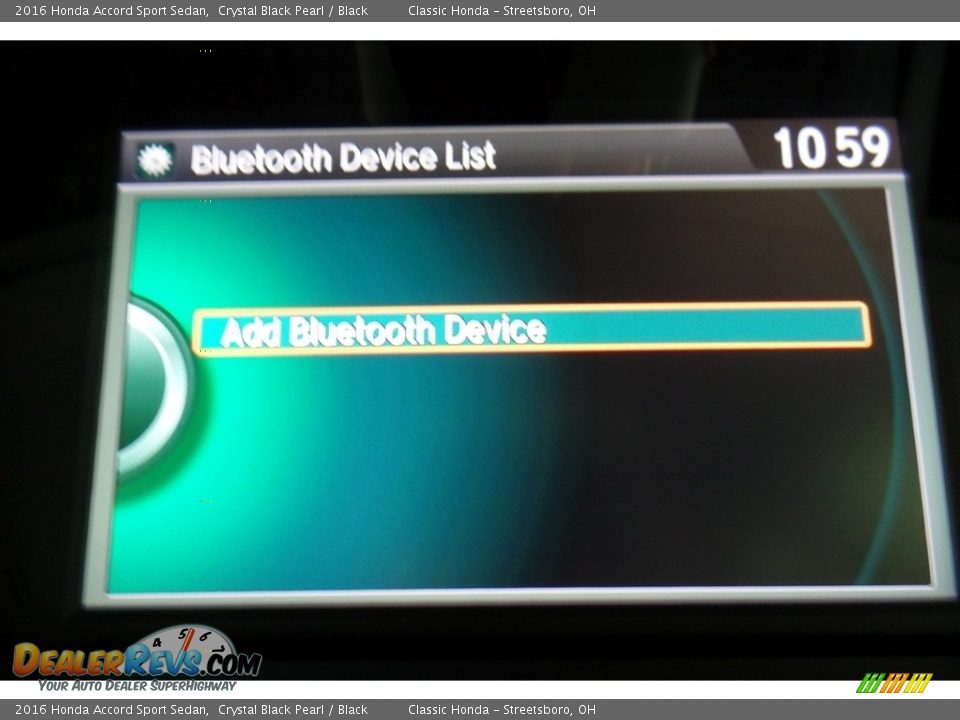 2016 Honda Accord Sport Sedan Crystal Black Pearl / Black Photo #27