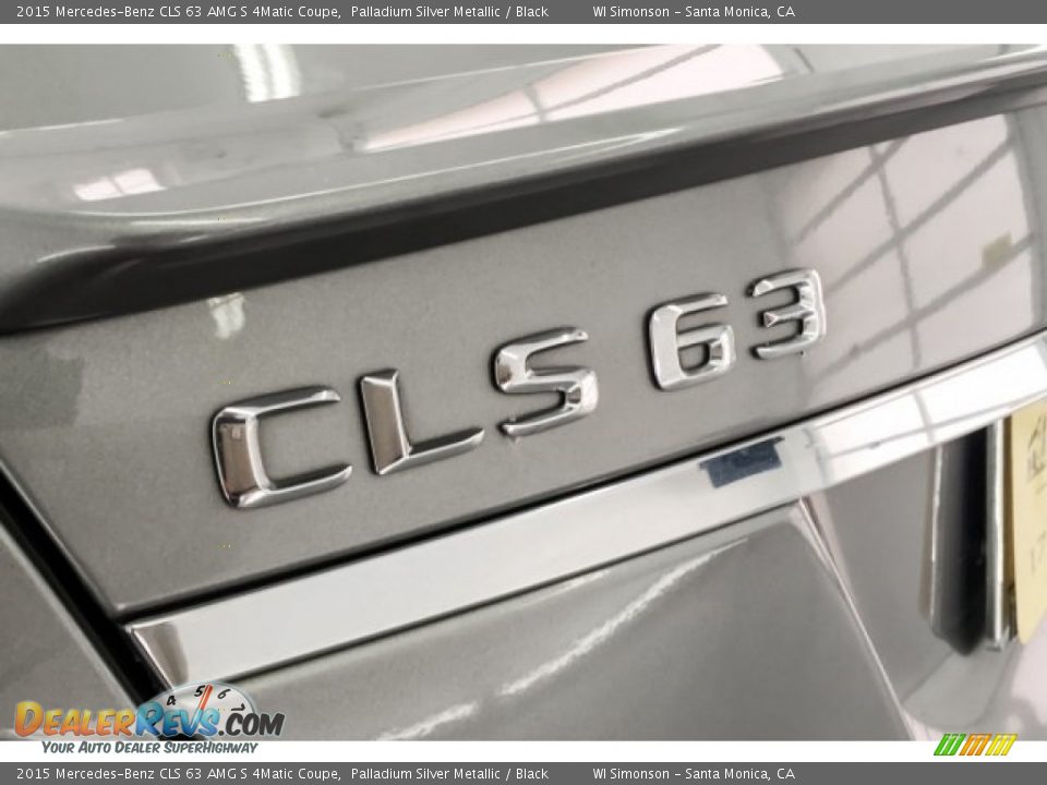 2015 Mercedes-Benz CLS 63 AMG S 4Matic Coupe Palladium Silver Metallic / Black Photo #7