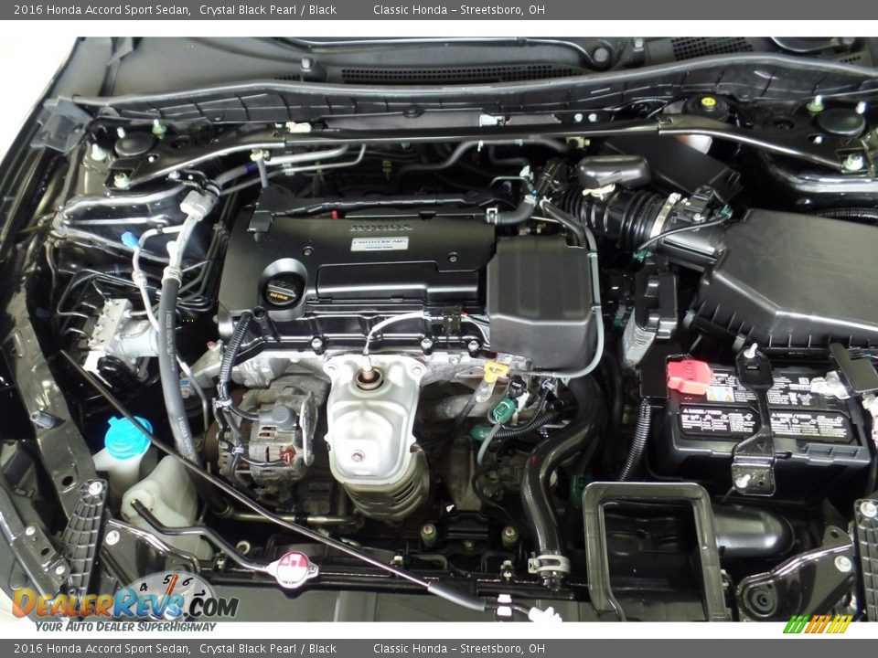 2016 Honda Accord Sport Sedan Crystal Black Pearl / Black Photo #31