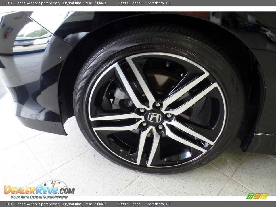 2016 Honda Accord Sport Sedan Crystal Black Pearl / Black Photo #32