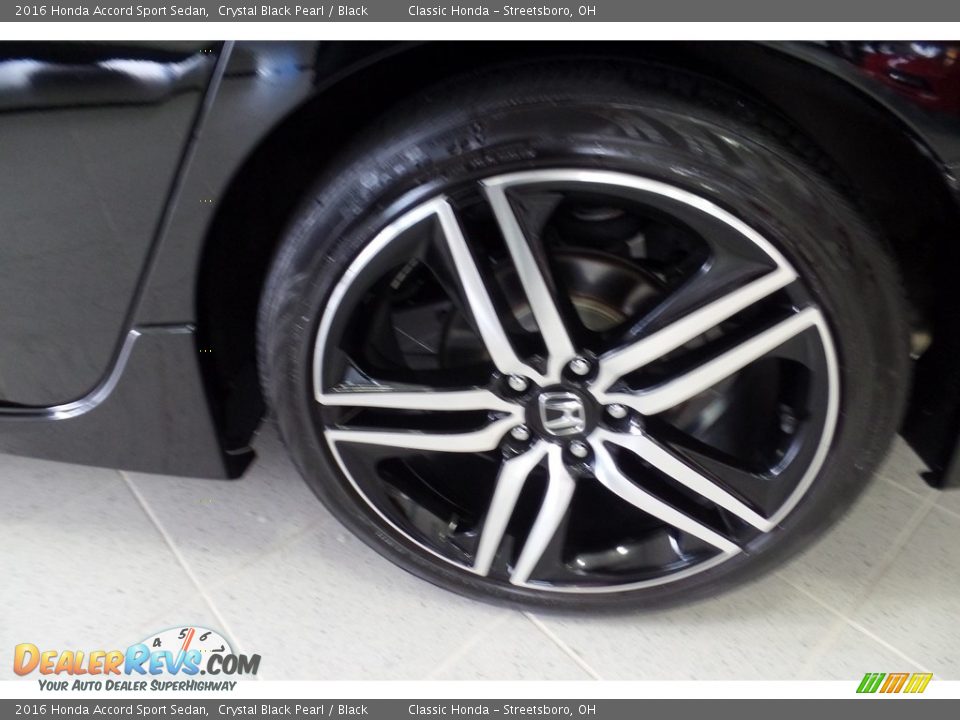 2016 Honda Accord Sport Sedan Crystal Black Pearl / Black Photo #33