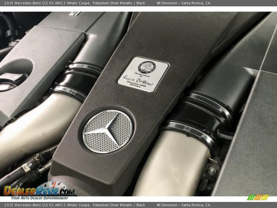 2015 Mercedes-Benz CLS 63 AMG S 4Matic Coupe Palladium Silver Metallic / Black Photo #32