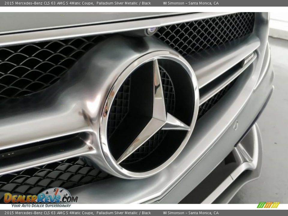2015 Mercedes-Benz CLS 63 AMG S 4Matic Coupe Palladium Silver Metallic / Black Photo #34