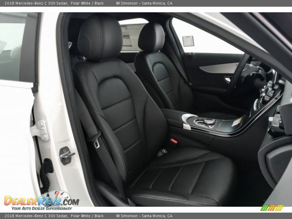 2018 Mercedes-Benz C 300 Sedan Polar White / Black Photo #5