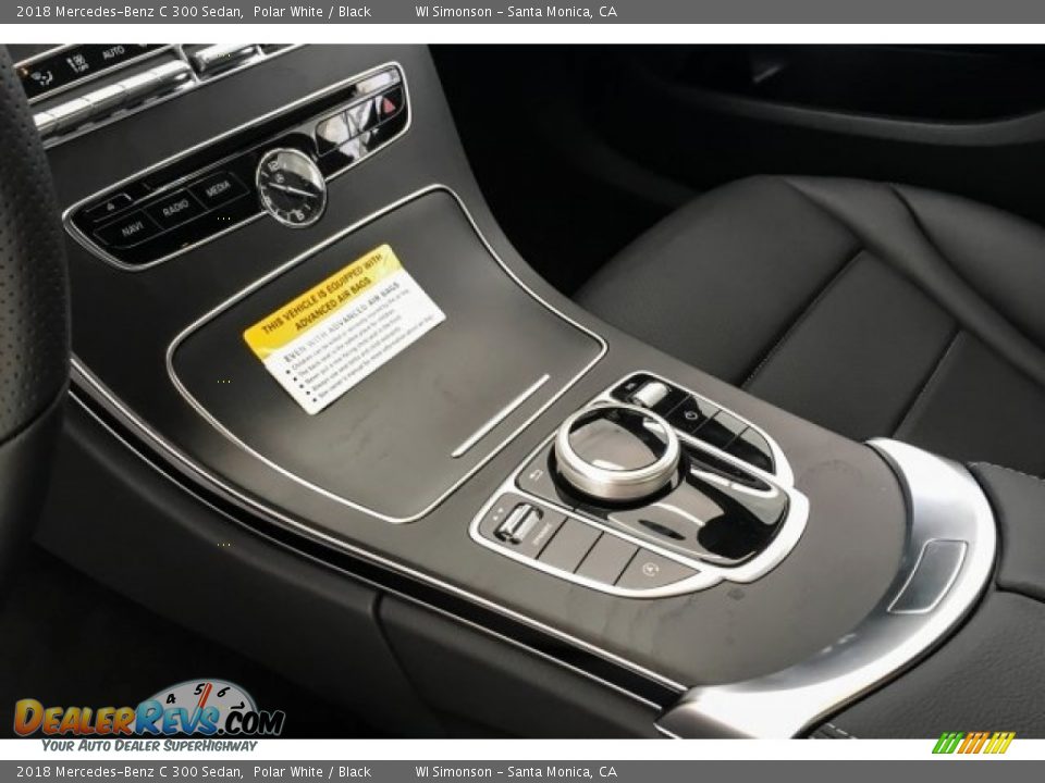 2018 Mercedes-Benz C 300 Sedan Polar White / Black Photo #7
