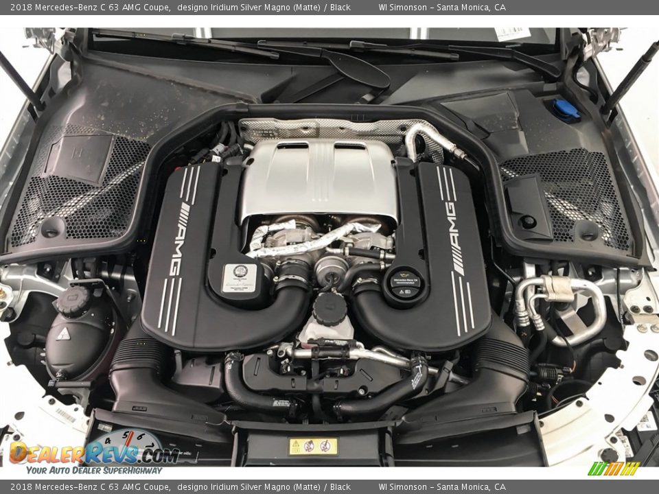 2018 Mercedes-Benz C 63 AMG Coupe 4.0 Liter AMG biturbo DOHC 32-Valve VVT V8 Engine Photo #8
