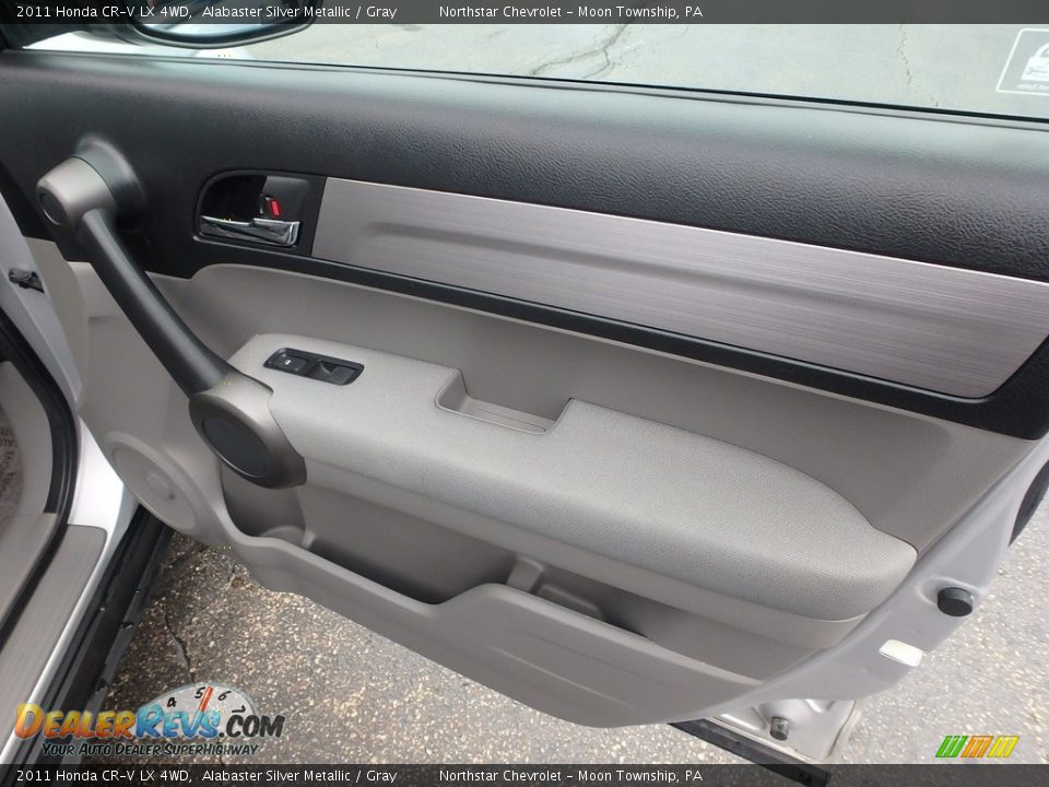 2011 Honda CR-V LX 4WD Alabaster Silver Metallic / Gray Photo #17