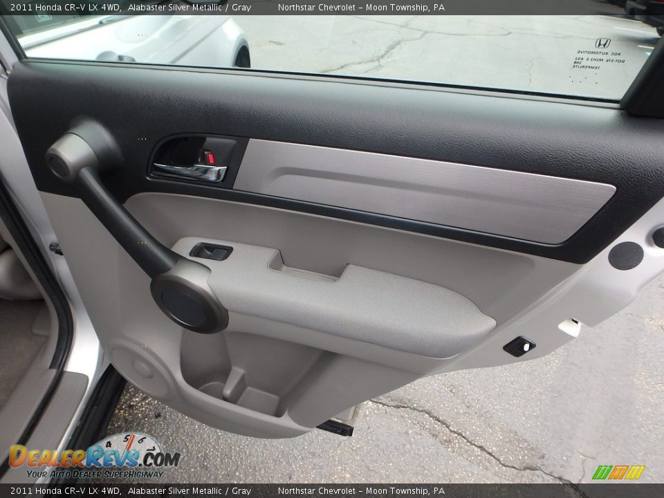 2011 Honda CR-V LX 4WD Alabaster Silver Metallic / Gray Photo #19