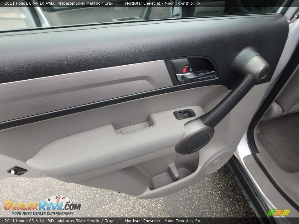 2011 Honda CR-V LX 4WD Alabaster Silver Metallic / Gray Photo #23