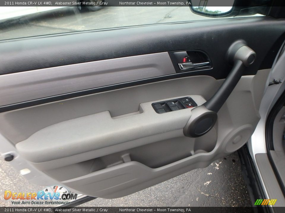 2011 Honda CR-V LX 4WD Alabaster Silver Metallic / Gray Photo #24