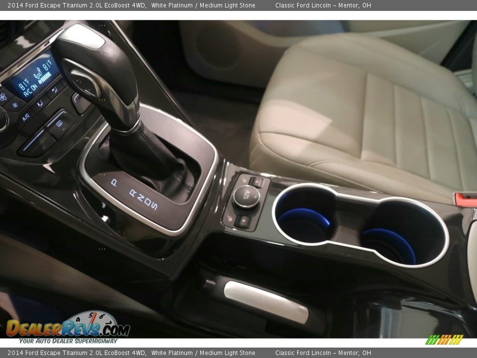 2014 Ford Escape Titanium 2.0L EcoBoost 4WD White Platinum / Medium Light Stone Photo #19