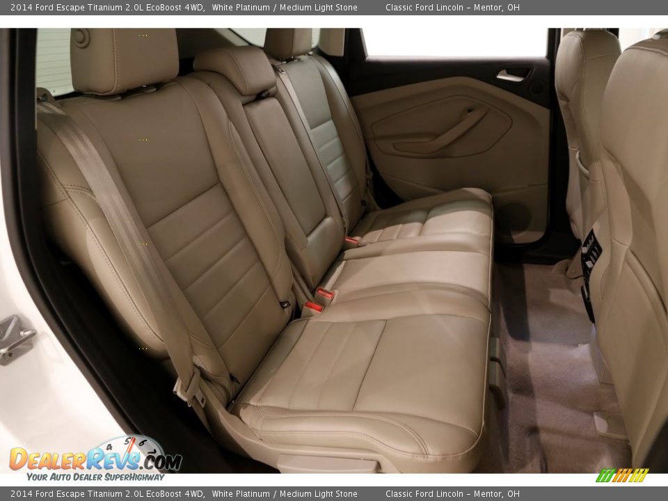 2014 Ford Escape Titanium 2.0L EcoBoost 4WD White Platinum / Medium Light Stone Photo #21