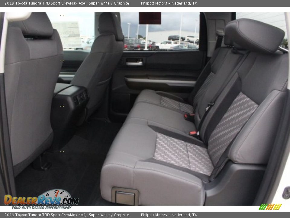 Rear Seat of 2019 Toyota Tundra TRD Sport CrewMax 4x4 Photo #23