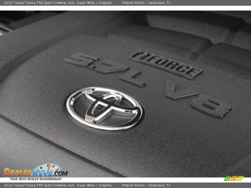 2019 Toyota Tundra TRD Sport CrewMax 4x4 Super White / Graphite Photo #33