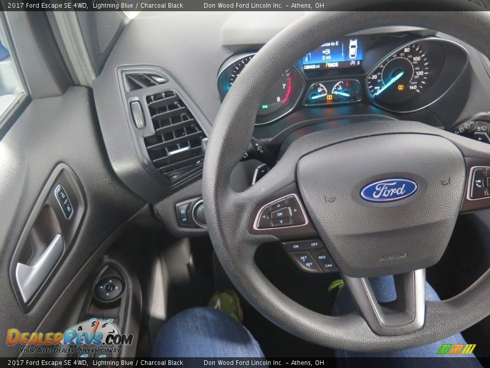 2017 Ford Escape SE 4WD Lightning Blue / Charcoal Black Photo #10