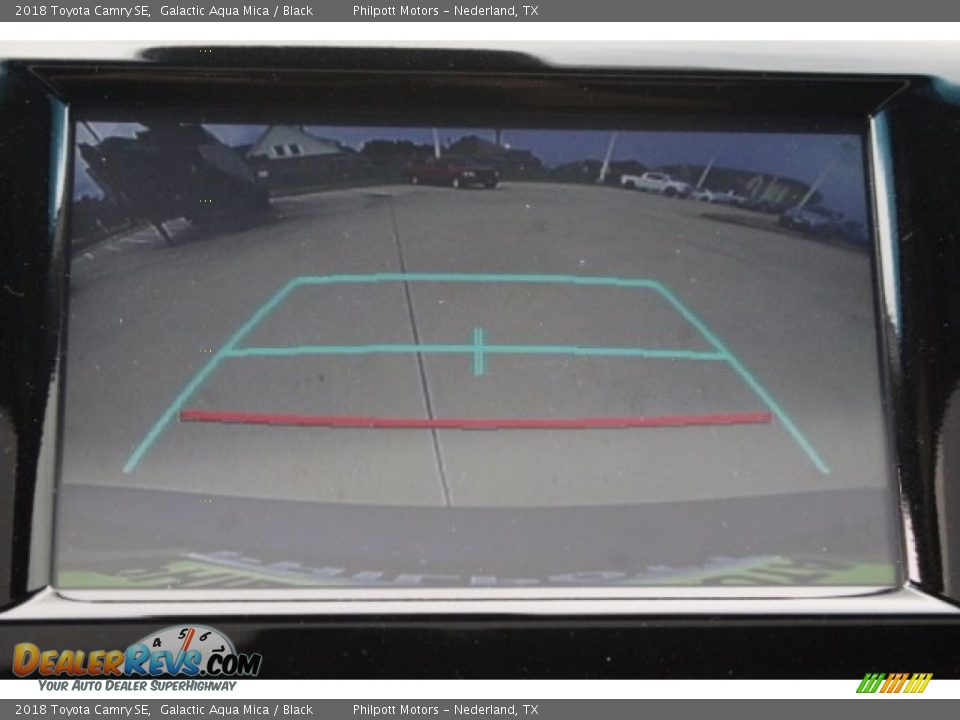 2018 Toyota Camry SE Galactic Aqua Mica / Black Photo #15