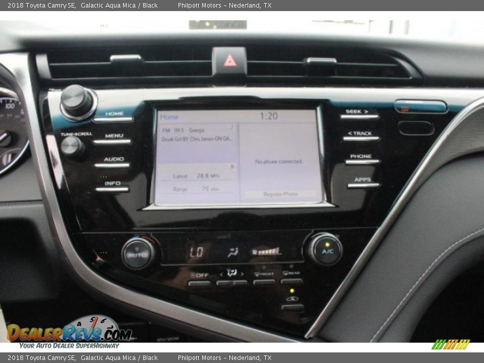 2018 Toyota Camry SE Galactic Aqua Mica / Black Photo #16