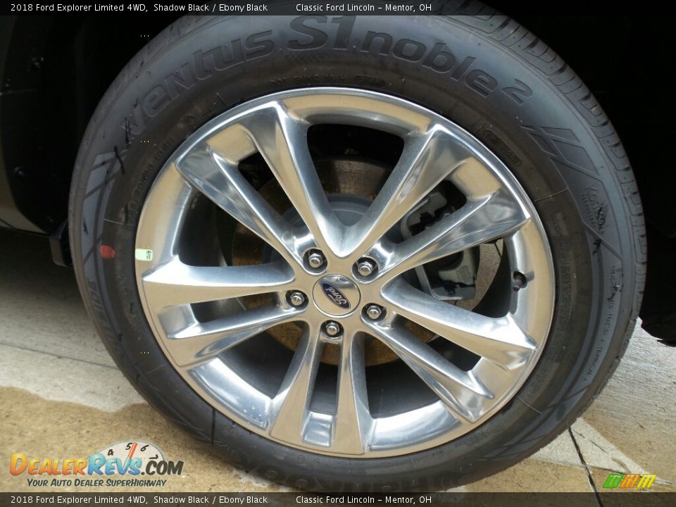 2018 Ford Explorer Limited 4WD Shadow Black / Ebony Black Photo #4