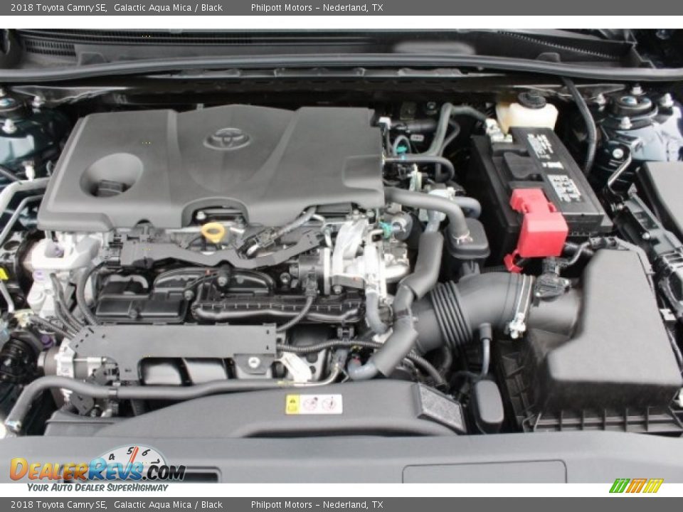 2018 Toyota Camry SE Galactic Aqua Mica / Black Photo #32