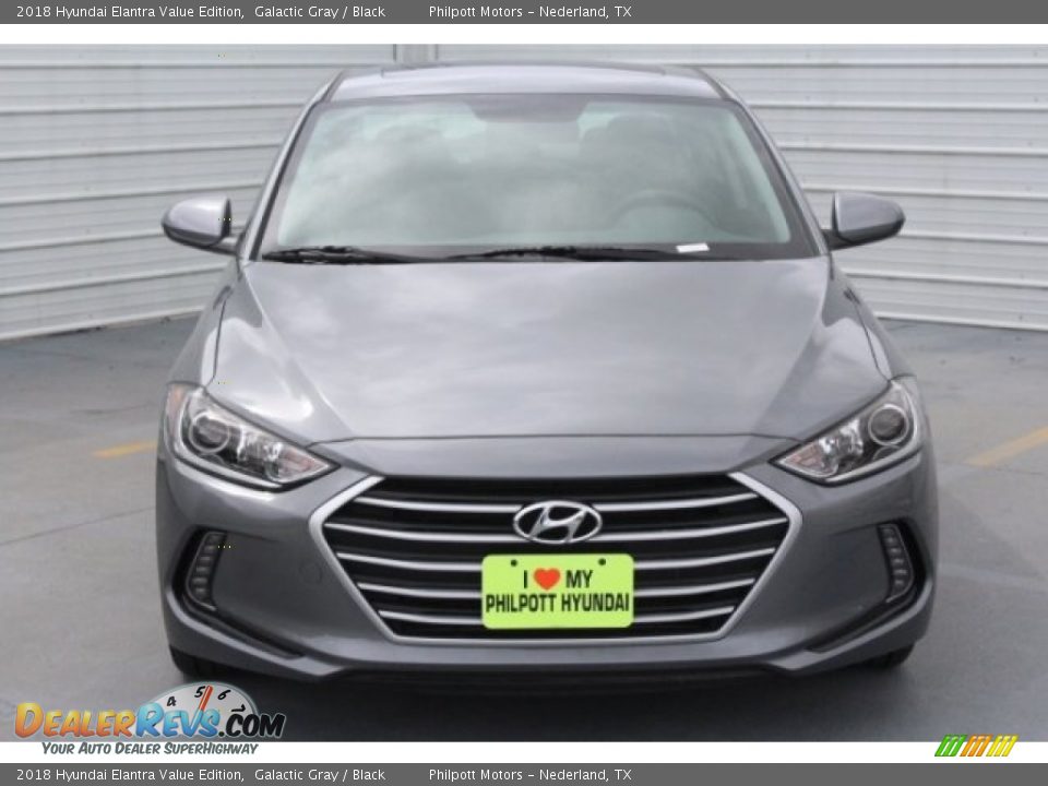2018 Hyundai Elantra Value Edition Galactic Gray / Black Photo #2