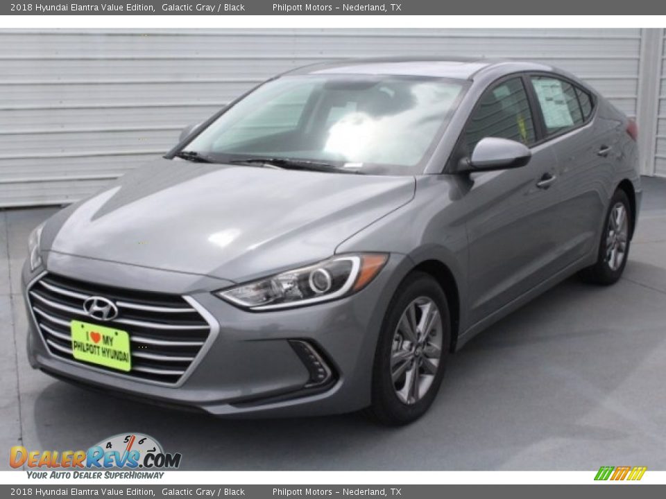 2018 Hyundai Elantra Value Edition Galactic Gray / Black Photo #3