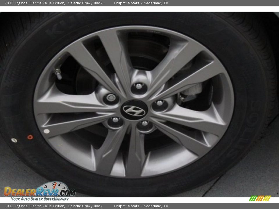 2018 Hyundai Elantra Value Edition Galactic Gray / Black Photo #6