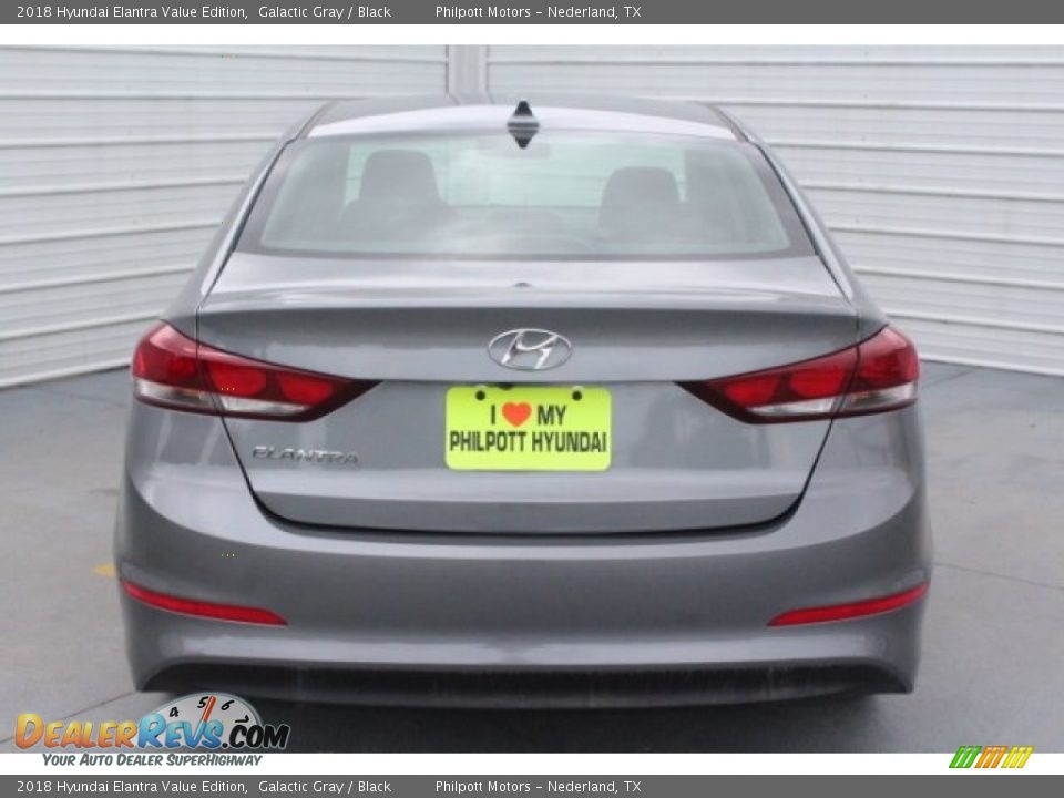 2018 Hyundai Elantra Value Edition Galactic Gray / Black Photo #8