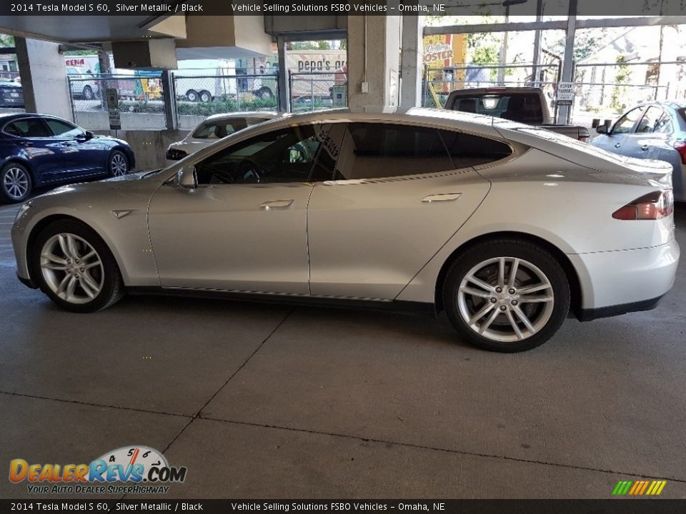 Silver Metallic 2014 Tesla Model S 60 Photo #4