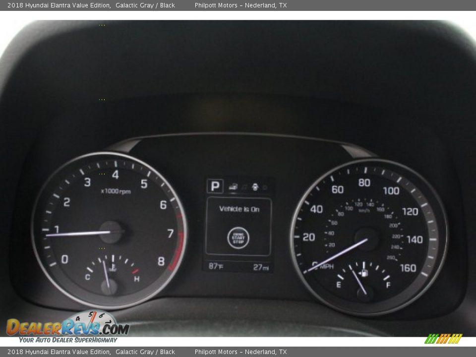 2018 Hyundai Elantra Value Edition Galactic Gray / Black Photo #21