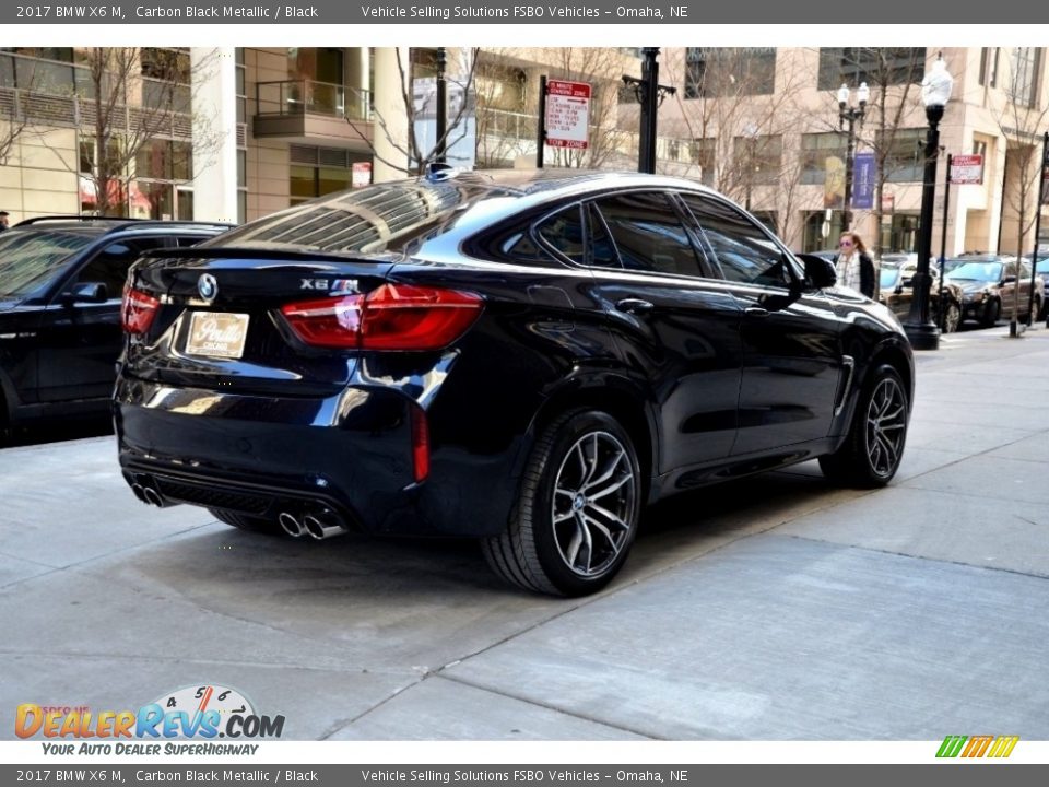 2017 BMW X6 M Carbon Black Metallic / Black Photo #1