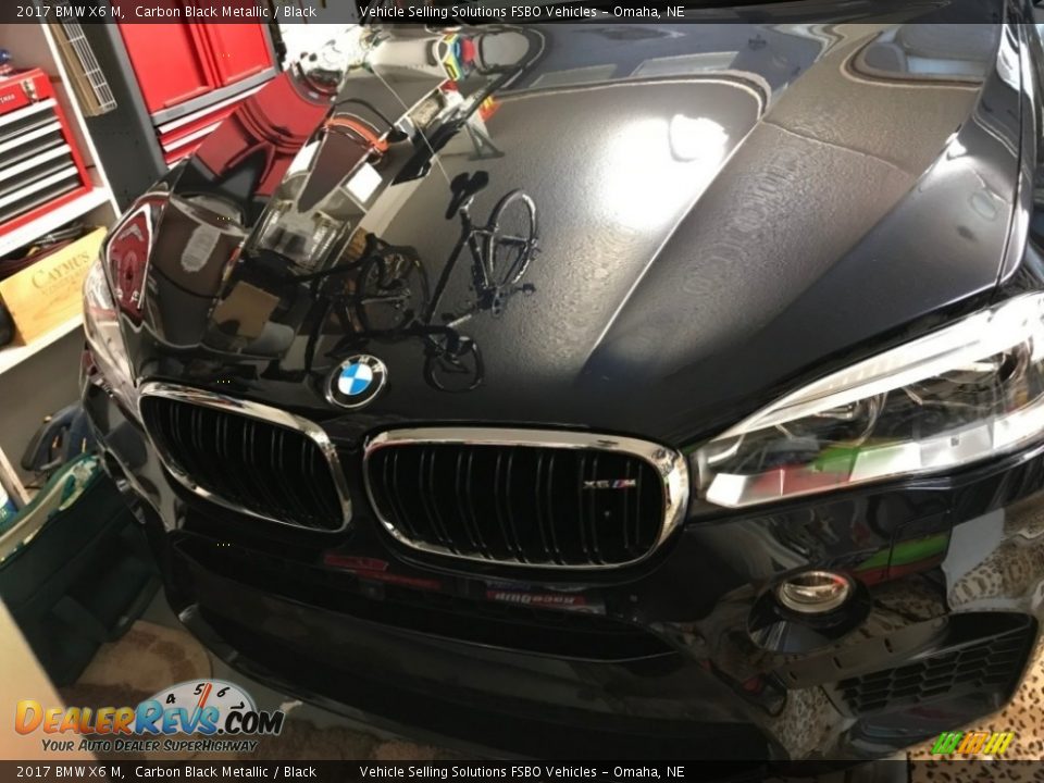 2017 BMW X6 M Carbon Black Metallic / Black Photo #5