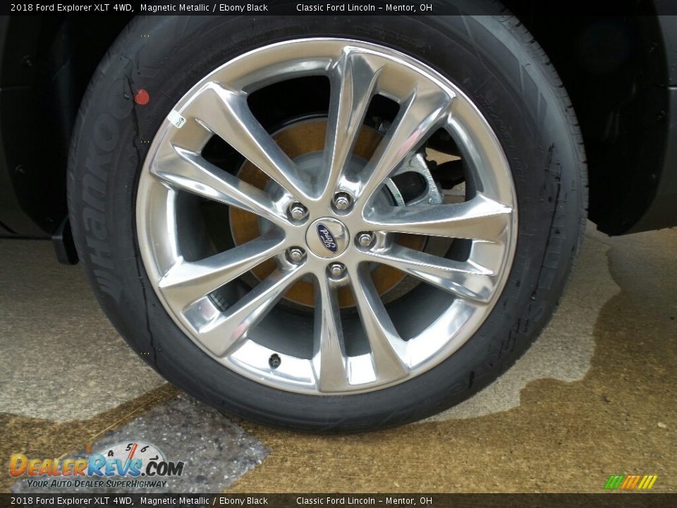 2018 Ford Explorer XLT 4WD Magnetic Metallic / Ebony Black Photo #4
