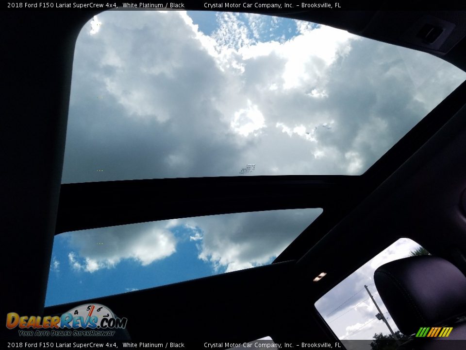 2018 Ford F150 Lariat SuperCrew 4x4 White Platinum / Black Photo #18