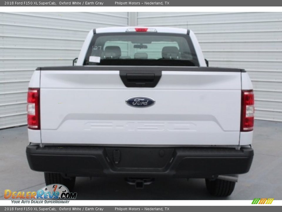 2018 Ford F150 XL SuperCab Oxford White / Earth Gray Photo #9