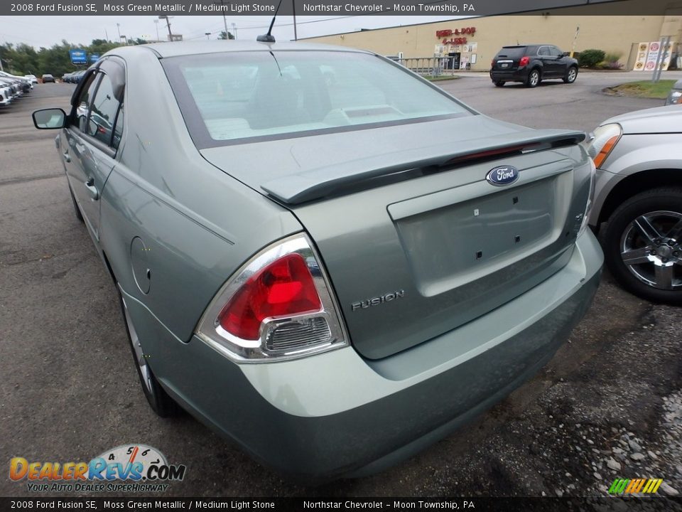 2008 Ford Fusion SE Moss Green Metallic / Medium Light Stone Photo #2