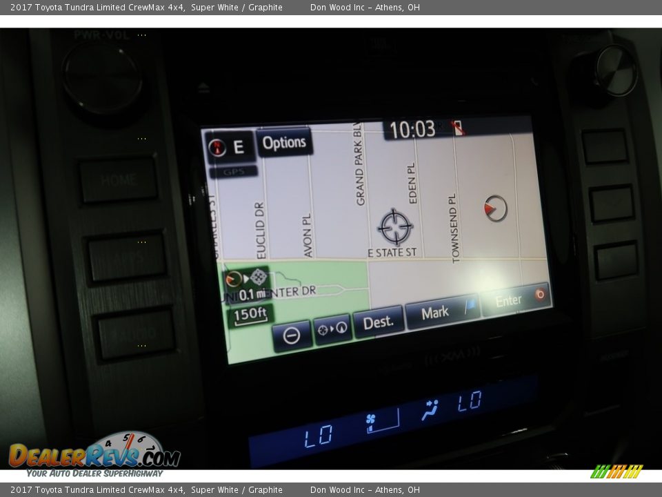 2017 Toyota Tundra Limited CrewMax 4x4 Super White / Graphite Photo #3