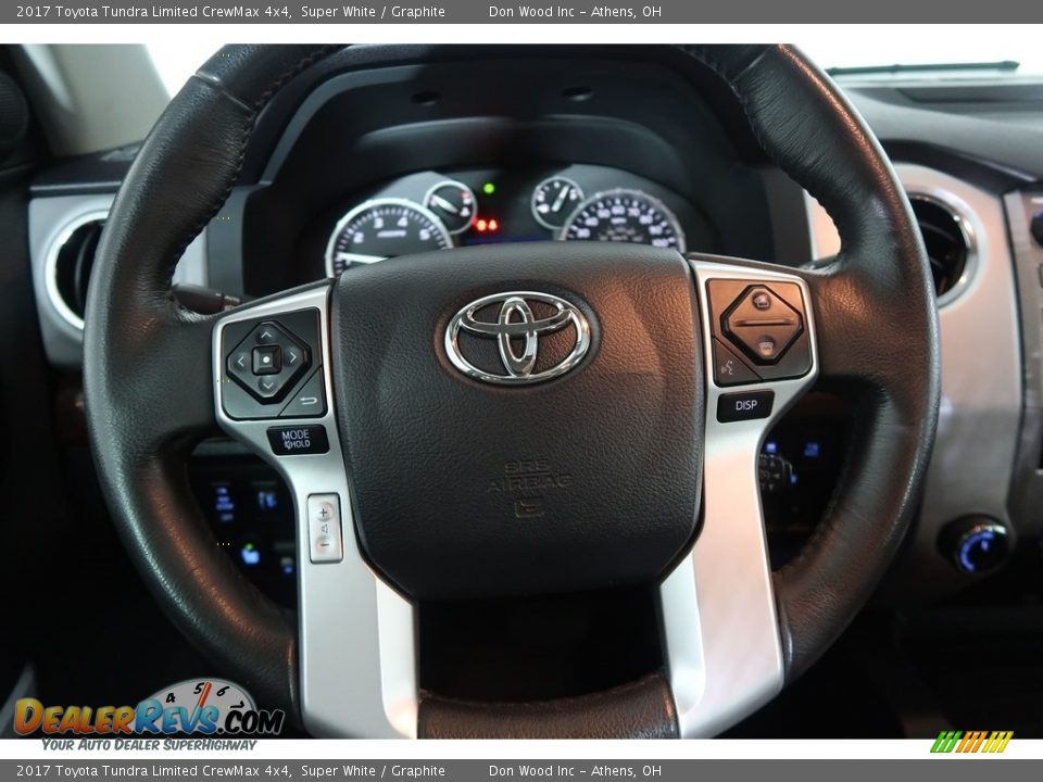 2017 Toyota Tundra Limited CrewMax 4x4 Super White / Graphite Photo #17