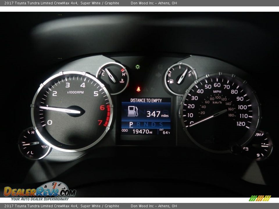 2017 Toyota Tundra Limited CrewMax 4x4 Super White / Graphite Photo #21