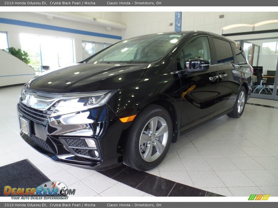 2019 Honda Odyssey EX Crystal Black Pearl / Mocha Photo #1