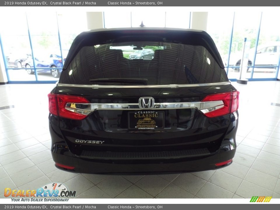 2019 Honda Odyssey EX Crystal Black Pearl / Mocha Photo #4