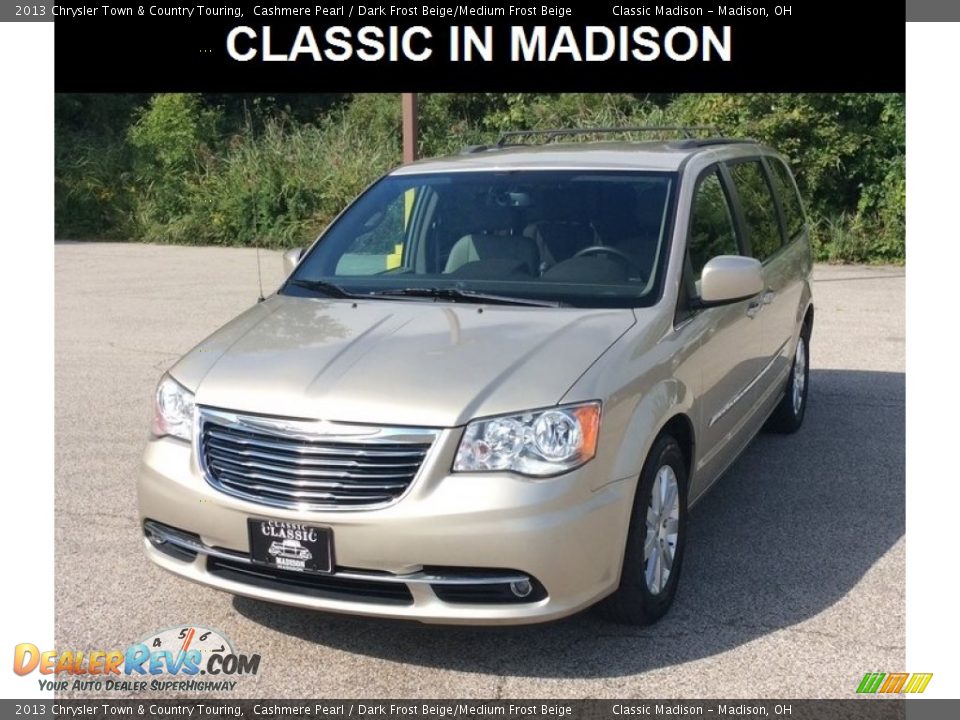 2013 Chrysler Town & Country Touring Cashmere Pearl / Dark Frost Beige/Medium Frost Beige Photo #1