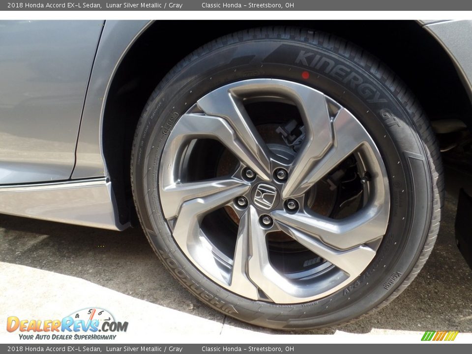 2018 Honda Accord EX-L Sedan Lunar Silver Metallic / Gray Photo #10