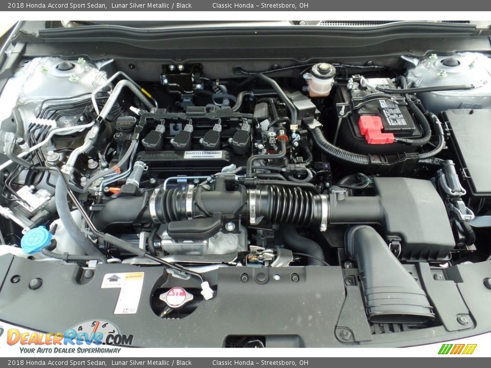 2018 Honda Accord Sport Sedan 1.5 Liter Turbocharged DOHC 16-Valve VTEC 4 Cylinder Engine Photo #11