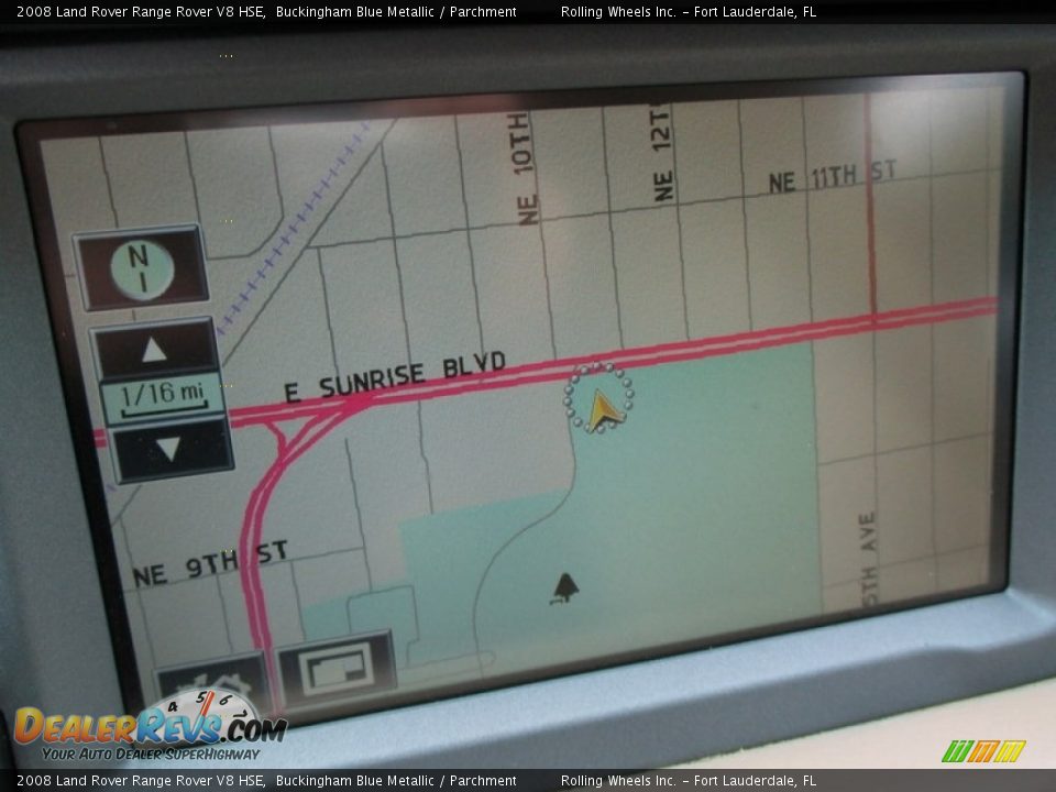 2008 Land Rover Range Rover V8 HSE Buckingham Blue Metallic / Parchment Photo #2