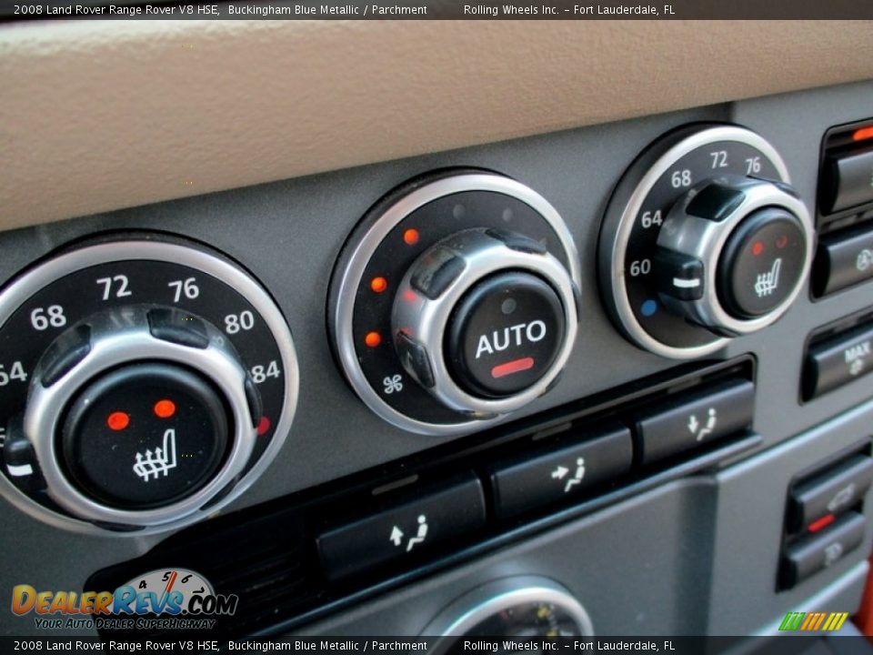 2008 Land Rover Range Rover V8 HSE Buckingham Blue Metallic / Parchment Photo #4