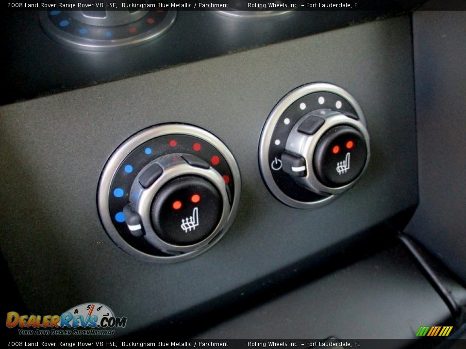 2008 Land Rover Range Rover V8 HSE Buckingham Blue Metallic / Parchment Photo #5