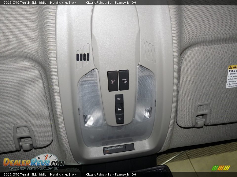 2015 GMC Terrain SLE Iridium Metallic / Jet Black Photo #15