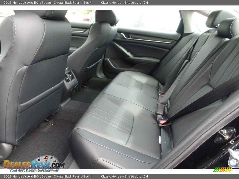 Rear Seat of 2018 Honda Accord EX-L Sedan Photo #9